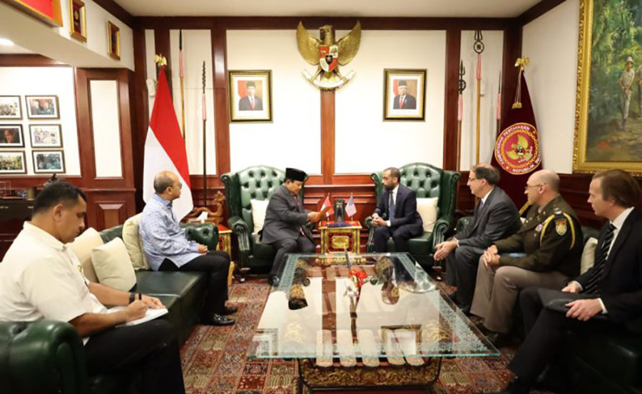 Meeting the US Ambassador to ASEAN, Minister of Defense Discussed Collaborative Efforts Related to Defense